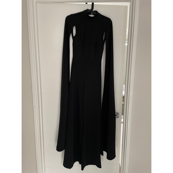 TRUE VIOLET Cape Detail Jumpsuit Sz 6 - Picture 5 of 6